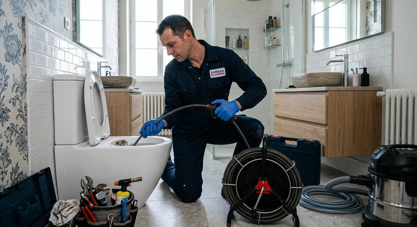 débouchage WC furet électrique Rueil-Malmaison