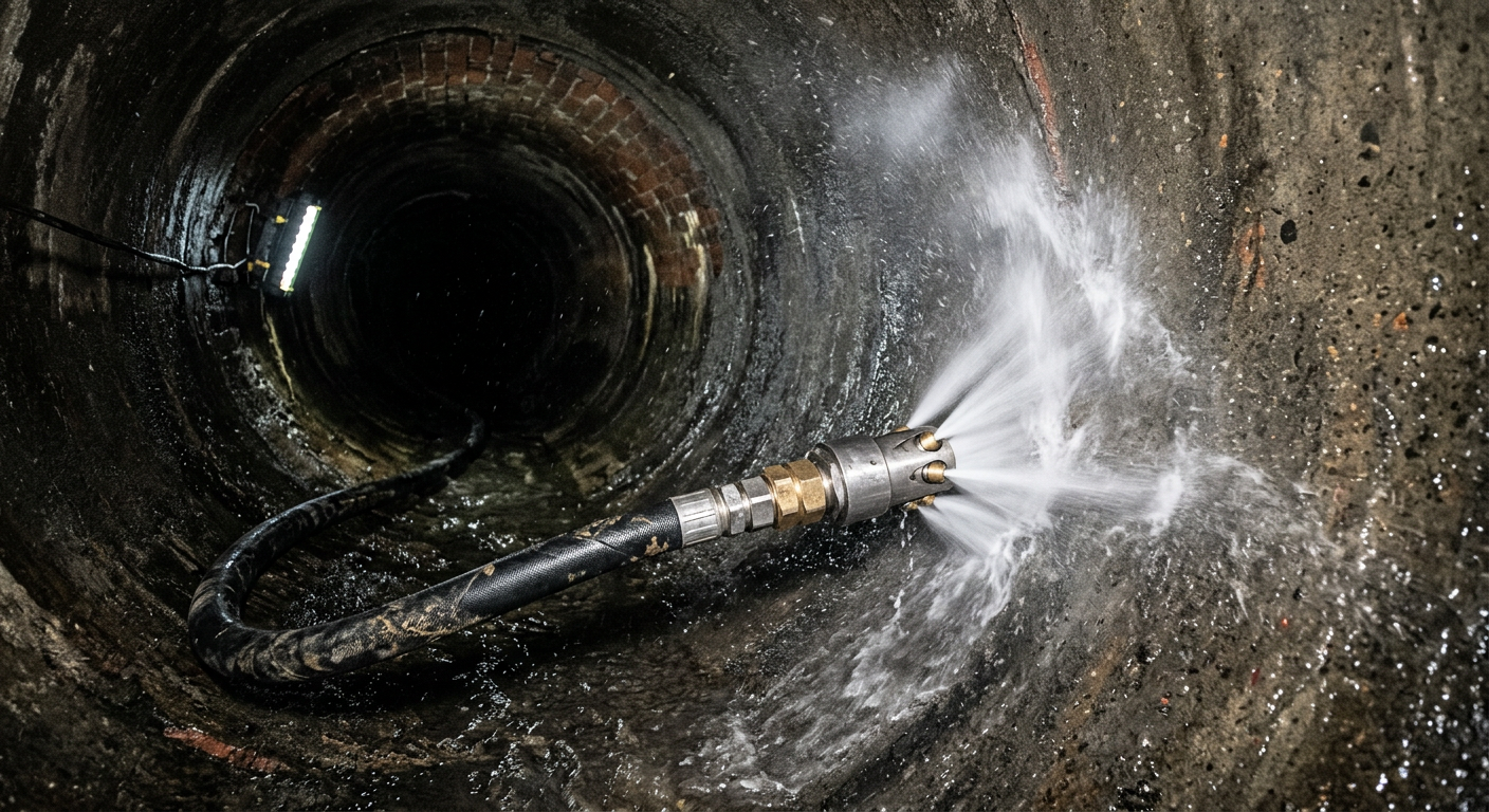 hydrocurage haute pression canalisation Rueil-Malmaison